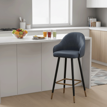 كرسي بار كحلي