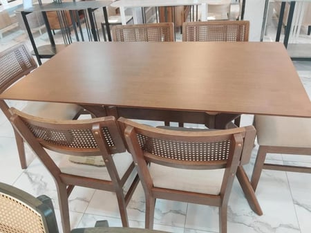 طاولة طعام 6كرسي بتصميم عصري فاخر