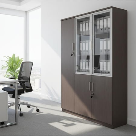 دولاب أرشيف مكتبي متعدد الوظائف مقاس 120 سم