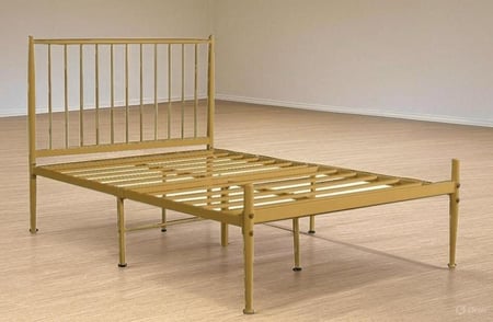 سرير حديد ذهبي مقاس 190*120