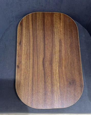 طاولة خدمة مفرد بني داكن