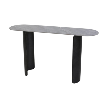 كنسول سيراميك لون رمادي