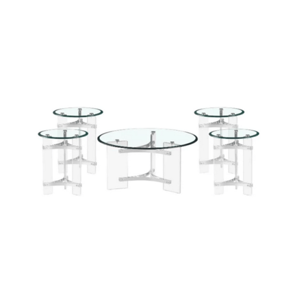 طقم طاولات خدمه أكريليك  بتصميم مميز