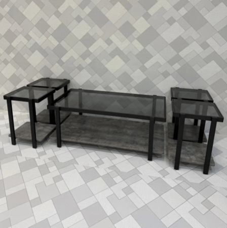 طقم طاولات خدمة  راقي بتصميم مميز