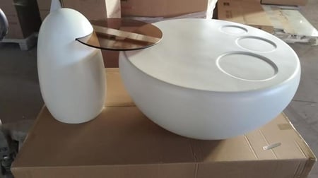 طاولة ضيافة مزدوجة لمسة عصرية بتصميم مميز