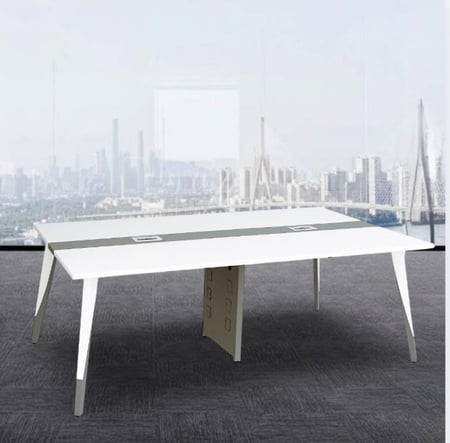 طاولة اجتماعات تجمع بين الأناقة والوظائف المتطورة