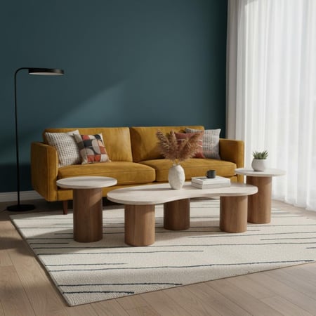 طقم طاولة قهوة فاخر