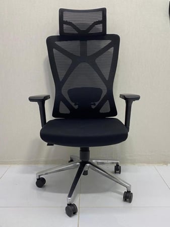 كرسي مكتب شبكي مريح دعم كامل للظهر والرقبة