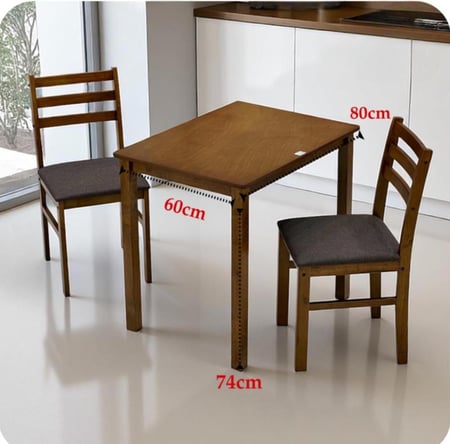 طاوله طعام 2كرسي بتصميم راقى ومميز