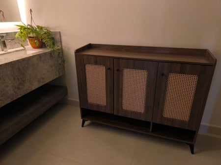 دولاب تخزين - خزانة أحذية مقاس 120*33*93