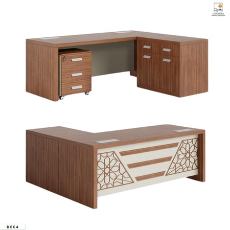 مكتب حرف L مقاس 180 سم