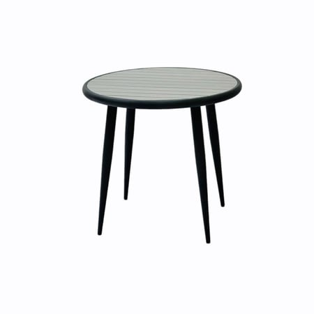 طاوله كافيه دائريه رمادى مقاس  cm80*80