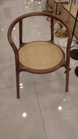 كرسي مفرد  لون بني