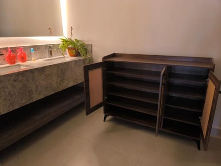 دولاب تخزين - خزانة أحذية مقاس 120*33*93