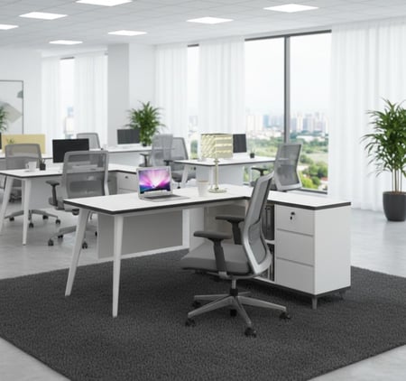 مكتب عمل 160سم بتصميم راقى ومميز