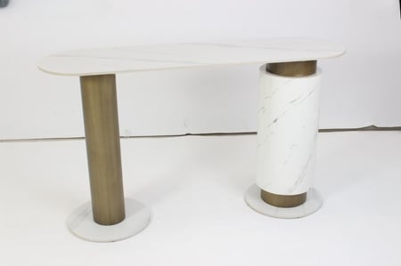 كنسول سيراميك لون رمادي