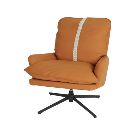 كرسي استرخاء دوار لون اورانج
