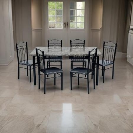 طاولة طعام 6 كرسي