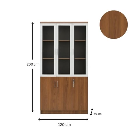 دولاب مكتبي بتصميم عملى ومميز
