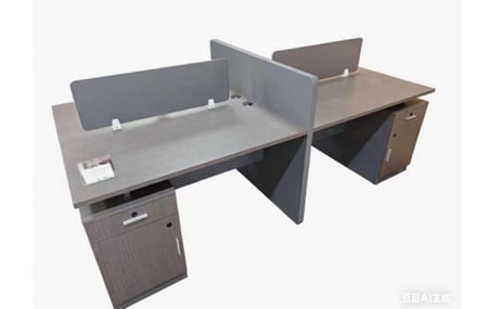 مكتب موظفين ثنائي او رباعي بفاصل رأسي