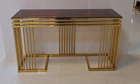 مدخل استيل مع زجاج