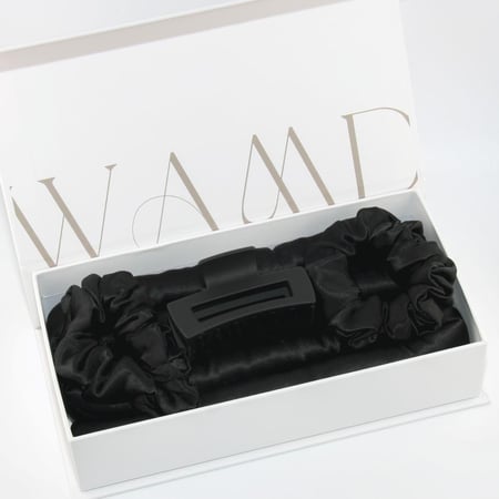 طقم تجعيد الشعر بدون حرارة باللون الاسود