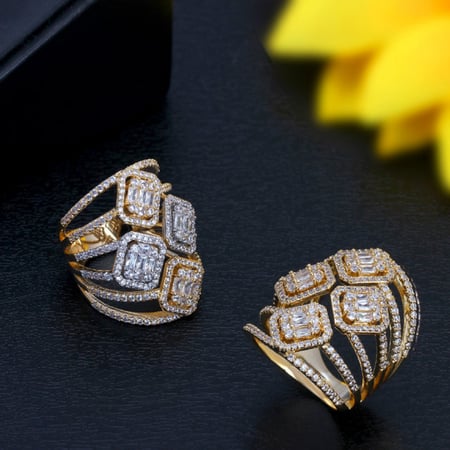 خاتم زركون فخم سهرات