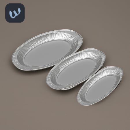 كرتون صحون قصدير مستطيلة – خيارات متعددة بالجملة