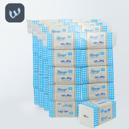 كرتون مناديل راقي - 600 ورقة بالجملة