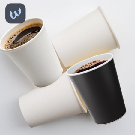 اكواب قهوة 12 اونص بالجملة اكواب ورقية بالجملة اكواب كابتشينو ورق سهل