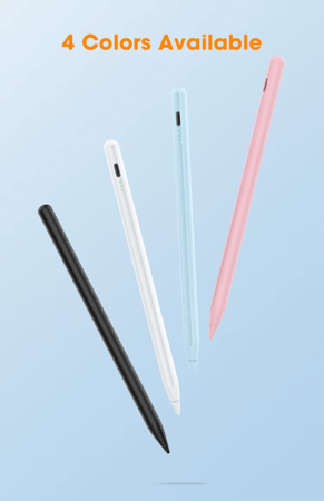 قلم ذكي للايباد والأجهزة اللوحية | ستايلس مغناطيسي لون اسود