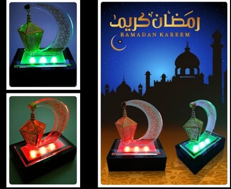 مجسم هلال رمضان