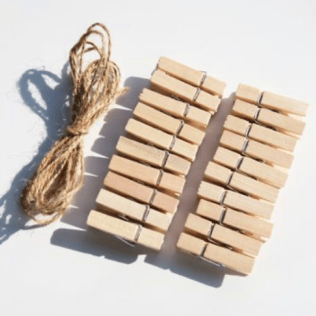 مشابك للصور وخيط