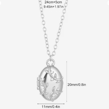 قلادة فضية مميزة | مقاومة للصدأ