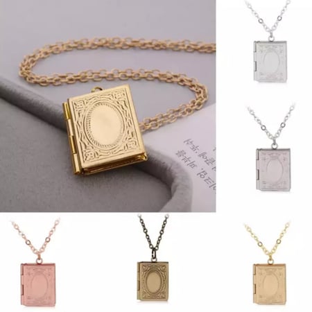 قلادة بشكل كتاب