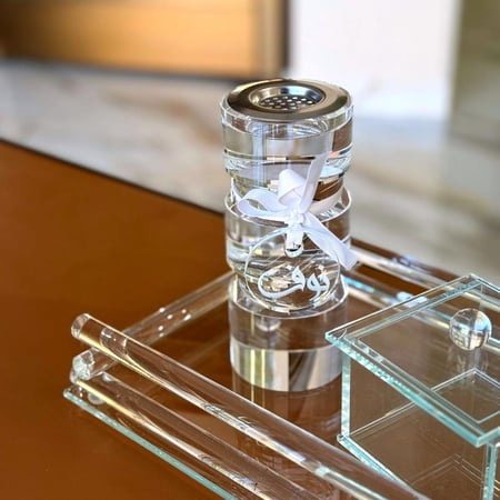 بكج  المودرن ( مبخره + صينيه + بوكس بخور )