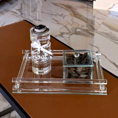 بكج  المودرن ( مبخره + صينيه + بوكس بخور )