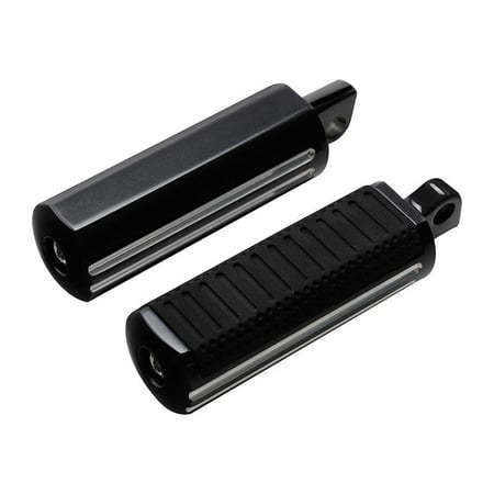 فوت بيقز Defiance كروم / اسود لدراجات هارلي تورنق سوفتيل داينا سبوستر