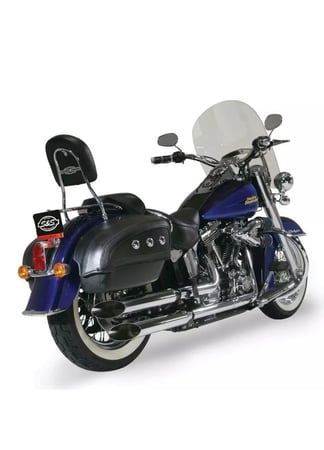 مفلر اس اند اس هارلي فات بوي 2007+S&S Slash-Cut Shotgun Slip-On Performance Muffler