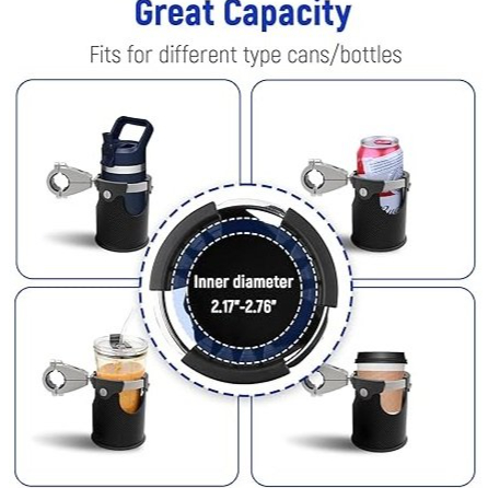 حامل أكواب مع قاعدة هاندل بار 1-1.25 انش