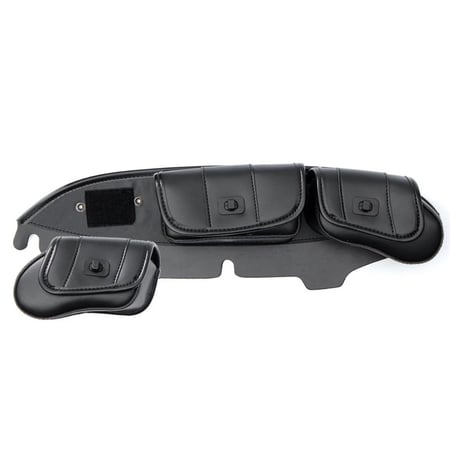 حقيبة للزجاج الامامي بثلاثة جيوب لدراجات هارلي تورينق ستريت قلايد الترا قلايد 1996-2013