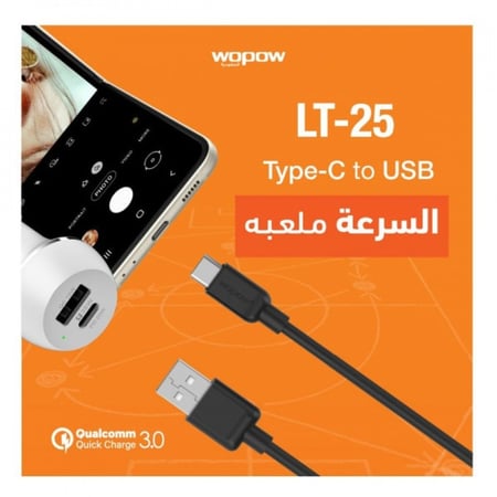 كيبل تايب سي ال تي- 25