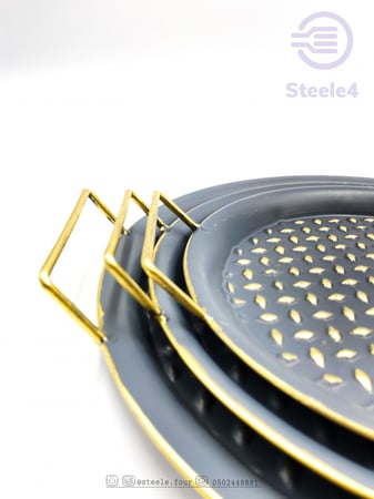 طقم من افضل صواني شكل انيق و رائع من احدث الاواني المنزليه