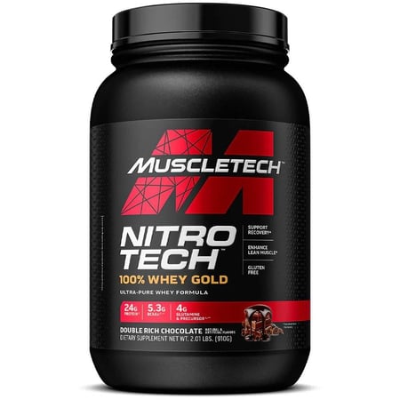 مسل تك نيترو تك 100% واي جولد بروتين - Muscletech Nitro-Tech 100% Whey Gold Protein