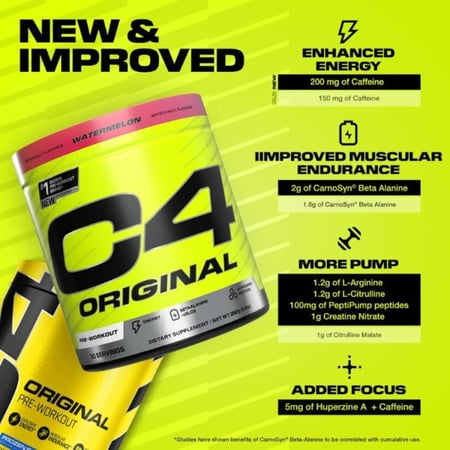 سيليكور سي 4 اوريجنال قبل التمرين - Cellucor C4 Original Pre Workout
