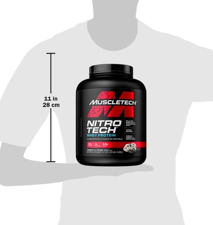 مسل تك نيترو تك واي بروتين - MuscleTech Nitro-Tech Whey Protein