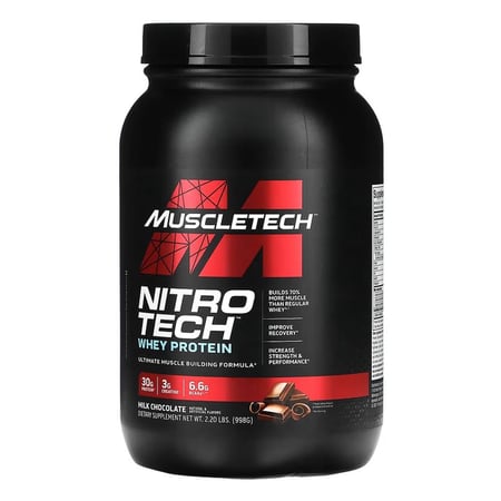 مسل تك نيترو تك واي بروتين - MuscleTech Nitro-Tech Whey Protein