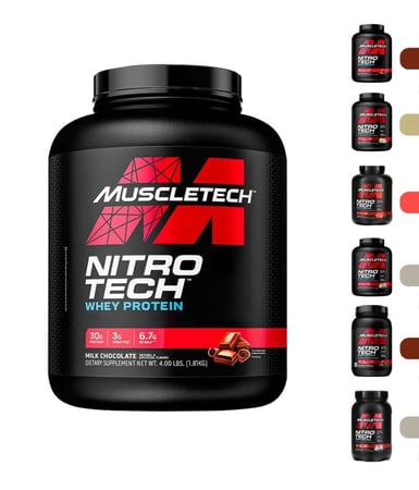 مسل تك نيترو تك واي بروتين - MuscleTech Nitro-Tech Whey Protein