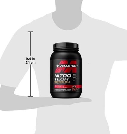مسل تك نيترو تك 100% واي جولد بروتين - Muscletech Nitro-Tech 100% Whey Gold Protein