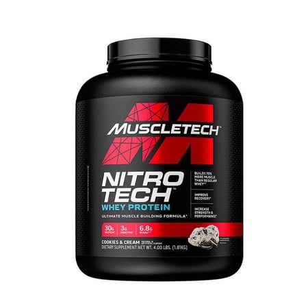 مسل تك نيترو تك واي بروتين - MuscleTech Nitro-Tech Whey Protein
